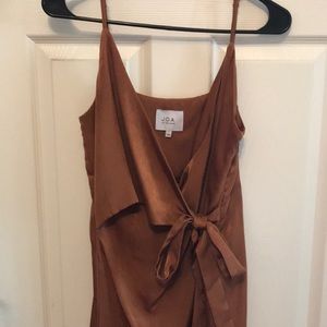 Bronze Midi Dress from LuLu’s